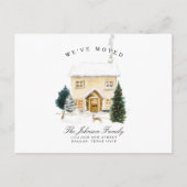 引っ越しましたホリデーウィンタースノークリスマスハウス 案内ポストカード (正面)