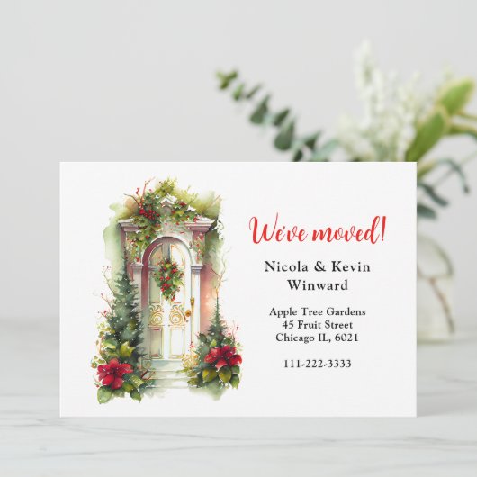 引っ越しましたホリデークリスマスベリーズドア 案内状 (スタンド正面)