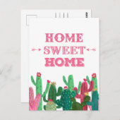 引っ越しましたホームスイートホームポストカード ポストカード (正面/裏面)