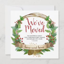 引っ越しましたホームスイートホームリースホリデームービング 案内状