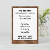 引っ越しましたホーム賛美ズニューハウスウォーミングパーティー 招待状 (スタンド正面)