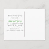 引っ越しましたボストンシティスカイライン 案内ポストカード (裏面)