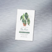 引っ越しましたボタニカルボホ引越し告知 マグネット名刺 (インサイチュ)