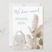 引っ越しましたボホシックマクラメパンパスグラスムービング 案内状 (正面)