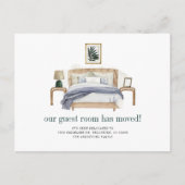 引っ越しましたボホシック新しいアドレス移動 案内ポストカード (正面)