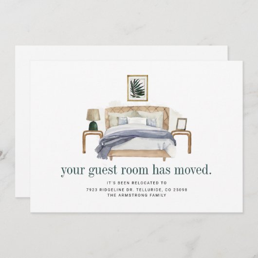 引っ越しましたボホシック 案内状 (正面/裏面)