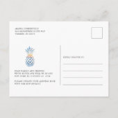 引っ越しましたボホトロピカルフルーツ動水色 案内ポストカード (裏面)