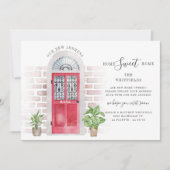 引っ越しましたボーホレッドドア移動 案内状 (正面)