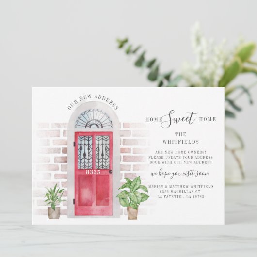 引っ越しましたボーホレッドドア移動 案内状 (スタンド正面)