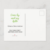 引っ越しましたポストカード 案内ポストカード (裏面)