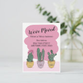 引っ越しましたポストカード 案内ポストカード (スタンド正面)