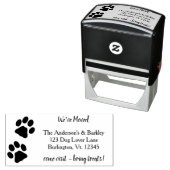 引っ越しましたポープリント移動差出人住所 セルフインキングスタンプ (インサイチュ)