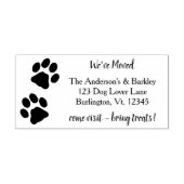 引っ越しましたポープリント移動差出人住所 ラバースタンプ (インプリント)