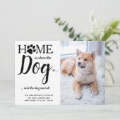 引っ越しましたマイドッグ&アイカスタムフォトペットムービング 案内状 (スタンド正面)