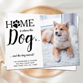 引っ越しましたマイドッグ&アイカスタムフォトペットムービング 案内状