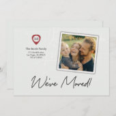 引っ越しましたマップ変更の住所カード (正面/裏面)