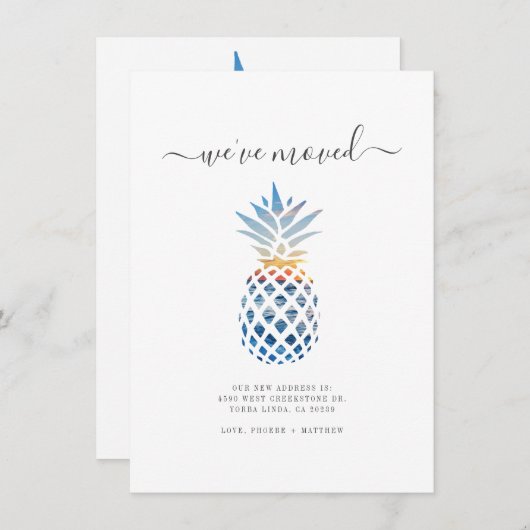 引っ越しましたモダンの発表 (正面/裏面)