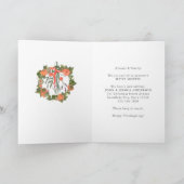 引っ越しましたモダンパンプキンドアホリデームービング 案内状 (内部)