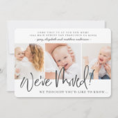 引っ越しましたモダン写真ニューホーム 案内状 (正面)