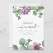 引っ越しましたユーカリの動く発表 ノートカード (正面)