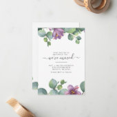 引っ越しましたユーカリフローラ移動発表 ノートカード (正面/裏面インサイチュ)