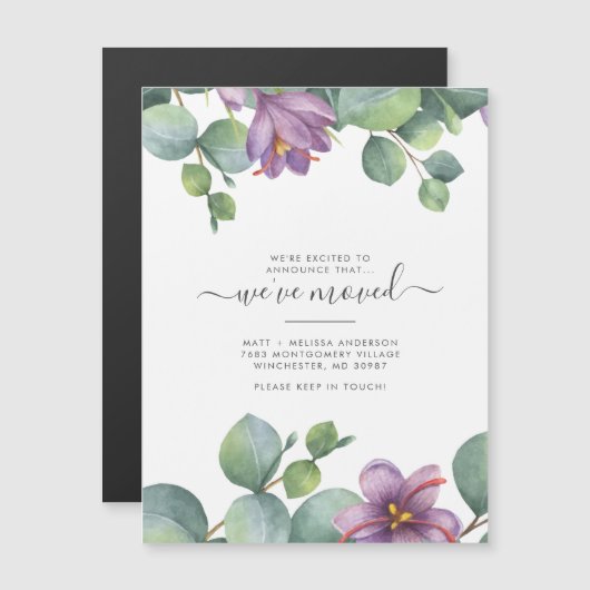 引っ越しましたユーカリプトゥスグリーンリーの新しいアドレス (正面/裏面)