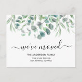 引っ越しましたユーカリプトゥスブロージュニューホームムービング 案内ポストカード (正面)