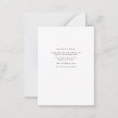 引っ越しましたユーカリ植物移動 ノートカード (裏面)