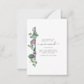 引っ越しましたユーカリ植物移動 ノートカード (正面)