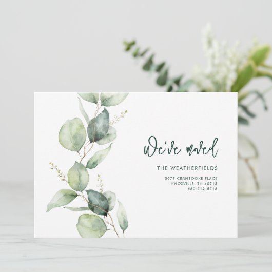 引っ越しましたユーカリ移動 案内状 (スタンド正面)