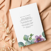 引っ越しましたユーカリ紫の緑の葉の移動 ノートカード