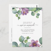 引っ越しましたユーカリ緑のフローラ移動 ポストカード (正面/裏面)