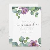 引っ越しましたユーカリ葉動 案内状 (正面/裏面)