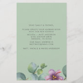 引っ越しましたユーカリ 便箋 (裏面)