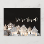 引っ越しましたライトクリスマスハウス ポストカード (正面)