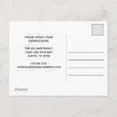 引っ越しましたレイクハウスの住所変更 案内ポストカード (裏面)