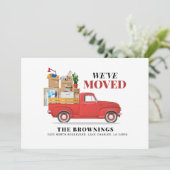 引っ越しましたレッドトラック移動 案内状 (スタンド正面)