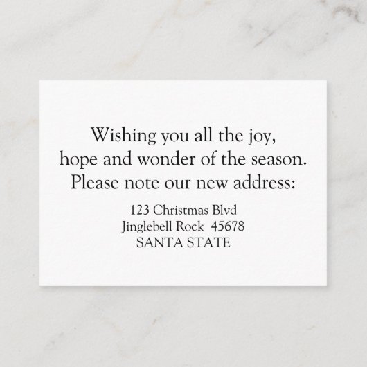 引っ越しましたレッドベリーリース エンクロージャーカード (裏面)