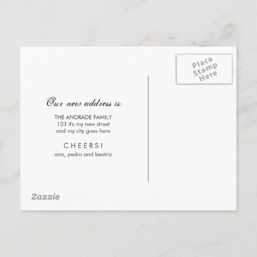 引っ越しましたヴィンテージトラベルトレーラーズコラグランジージ 案内ポストカード (裏面)