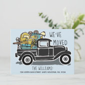 引っ越しましたヴィンテージブラックトラック住所の変更 案内状 (スタンド正面)