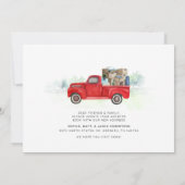 引っ越しましたヴィンテージレッドトラックの移動アドレス 案内状 (裏面)