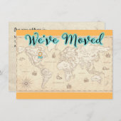 引っ越しましたヴィンテージワールドマップアイコンの発表 (正面/裏面)