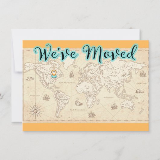 引っ越しましたヴィンテージワールドマップアイコンの発表 (正面)