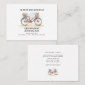 引っ越しました予算の動きのお知らせ ノートカード (正面/裏面)