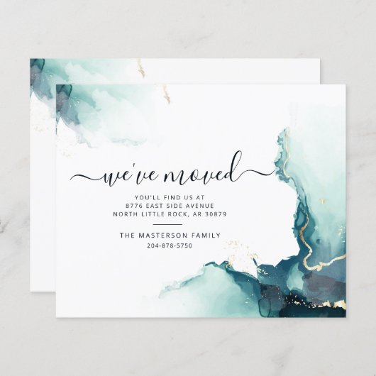 引っ越しました予算報告動意発表 (正面/裏面)