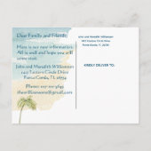 引っ越しました予算海ビーチゴルフムーブ 案内ポストカード (裏面)