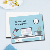 引っ越しました事務モダン所の住所の変更 案内状