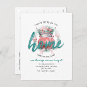 引っ越しました休日の住所の引越し案内 シーズンポストカード (正面/裏面)