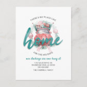 引っ越しました休日の住所の引越し案内 シーズンポストカード (正面)