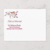 引っ越しました住所の変更 案内ポストカード (裏面)